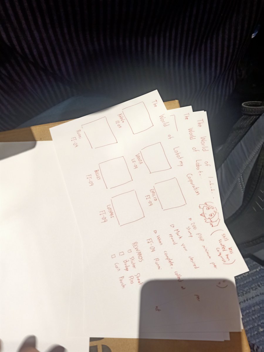 GardenofLightPH's tweet photo. ⚠️ NOTICE
We ran out of stamp cards and we were unable to print due to some of our artists being sick. All stamp cards for Day 3 will be handdrawn. https://t.co/A3r5JlYRBI
