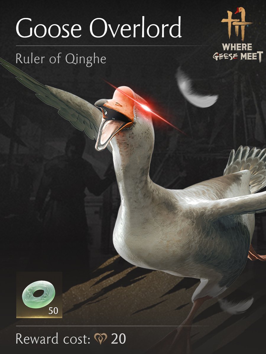 WhereWindsMeet_'s tweet image. HONK.
After a very civil and completely voluntary discussion with the devs, this account is mine now.

Campaign: Goose Overlord is now live!

Yes. I run this now.
Yes. This is better for everyone.

Like. Comment. Show loyalty.
I will randomly reward obedient wanderers with a $50…