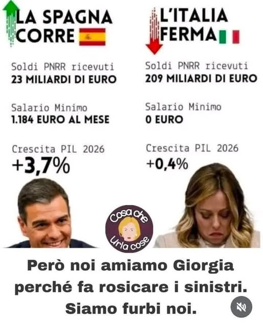 Trova le differenze #GovernoMeloni