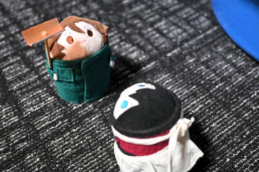 おお〜〜、おもちさん達がお掃除してる〜めっちゃ可愛い〜🥰