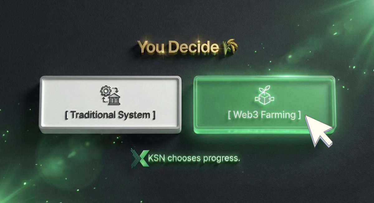 ksntoken's tweet image. Old systems or new roots?

You decide 🌱

#FutureOfFarming #Web3 #KissanToken
#KSN