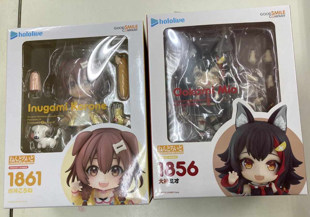 ホビー入荷情報》 ねんどろいど #ホロライブ ・戌神ころね ・大神ミオ