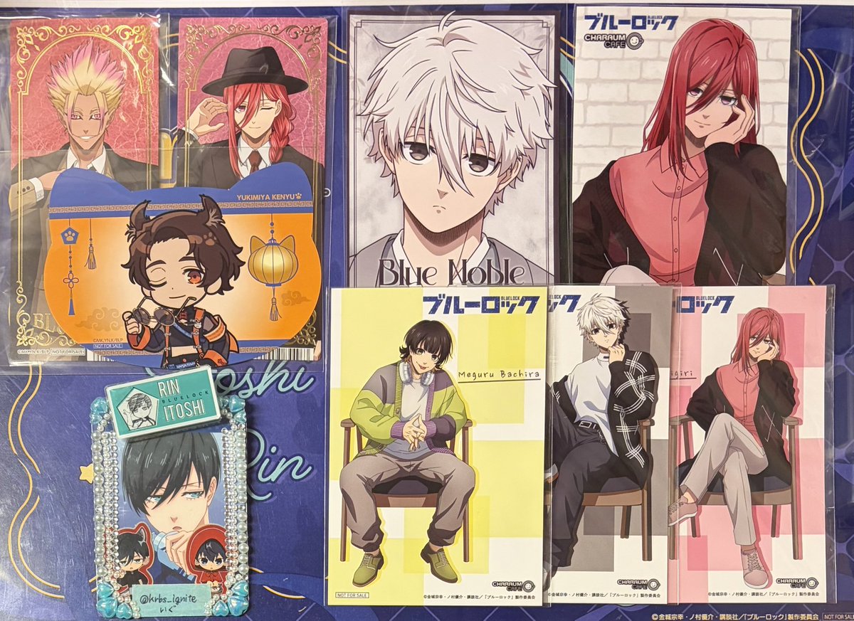 交換】ブルーロック ブルロ 特典 ポストカード チケット風カード 譲