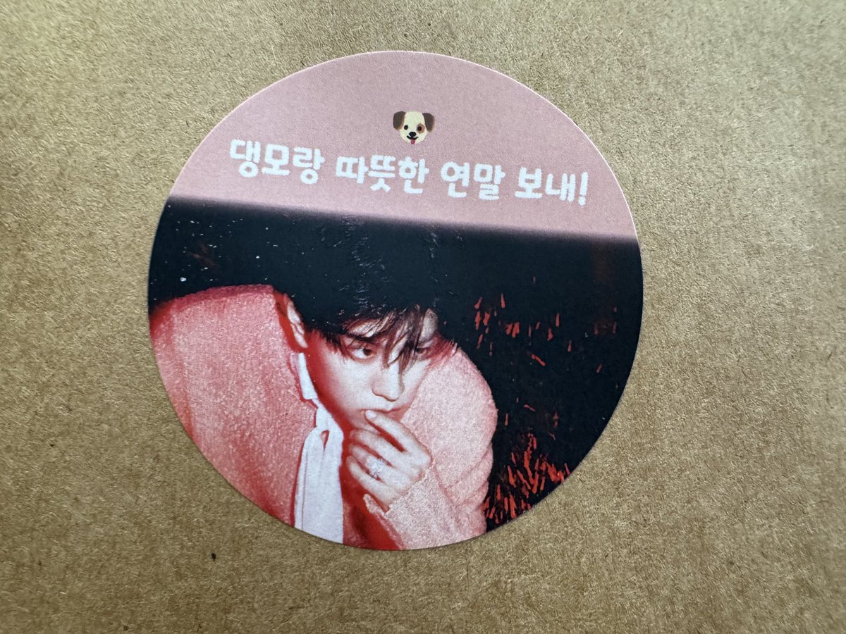 OMG SO CUTE SEUNGMIN GIVING OUT DAENGMO AS A FAN TRIBUTE GIFT FOR HIS PRE-RECORDING TODAY! 

🐶: spend the end of the year warmly with daengmo!