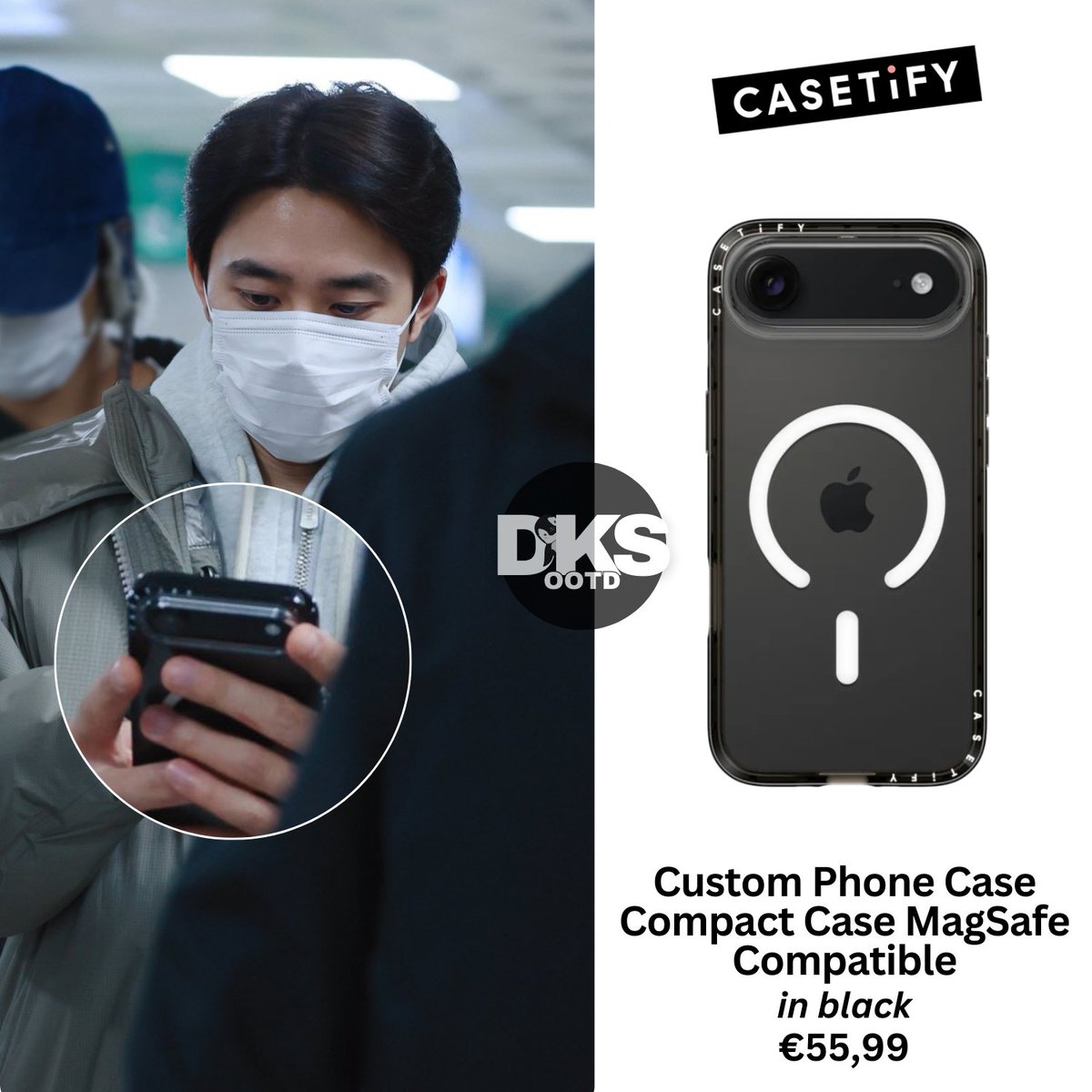 DKSOOTD's tweet image. 251229 Doh Kyungsoo 도경수 at Jeju Intl Airport to Seoul (possibly for EXO Ladder)

CASETIFY Custom Phone Case Compact Case Magsafe Compatible in black @Casetify

📸 @Camellia__0813

#도경수 #DOHKYUNGSOO #디오 #DO(D.O.) #都敬秀 #ギョンス 
@weareoneEXO