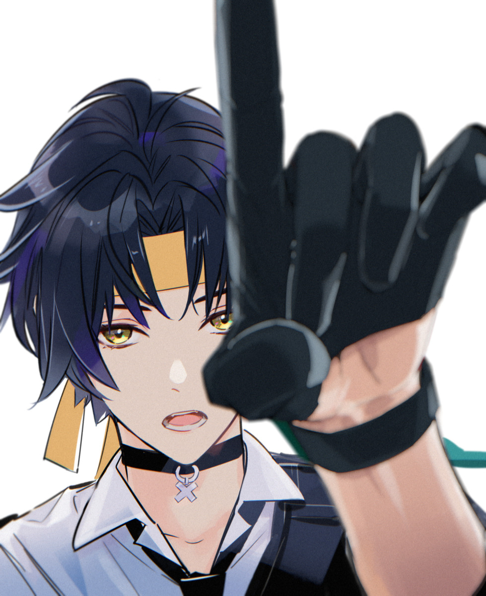 デコピン…？（描きたかっただけrkgk） #浅羽悠真