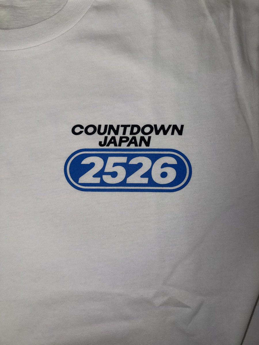 本日はCOUNTDOWN JAPAN 25/26に出演させていただきます！僕たちの出番