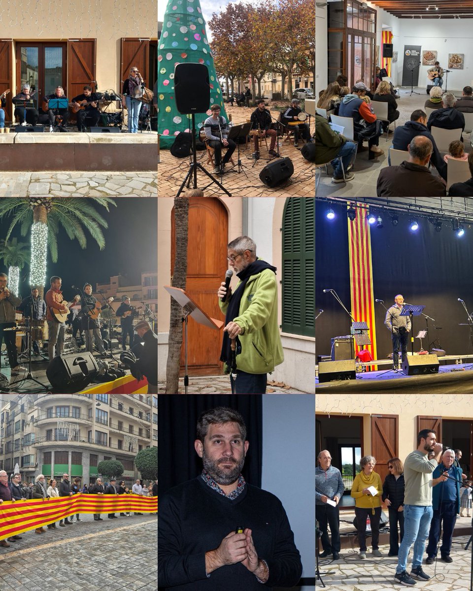 👏Èxit de participació en els actes que organitzen les delegacions de l'Obra Cultural Balear per celebrar la Diada de Mallorca al llarg de tot el mes de desembre arreu dels municipis de Mallorca.