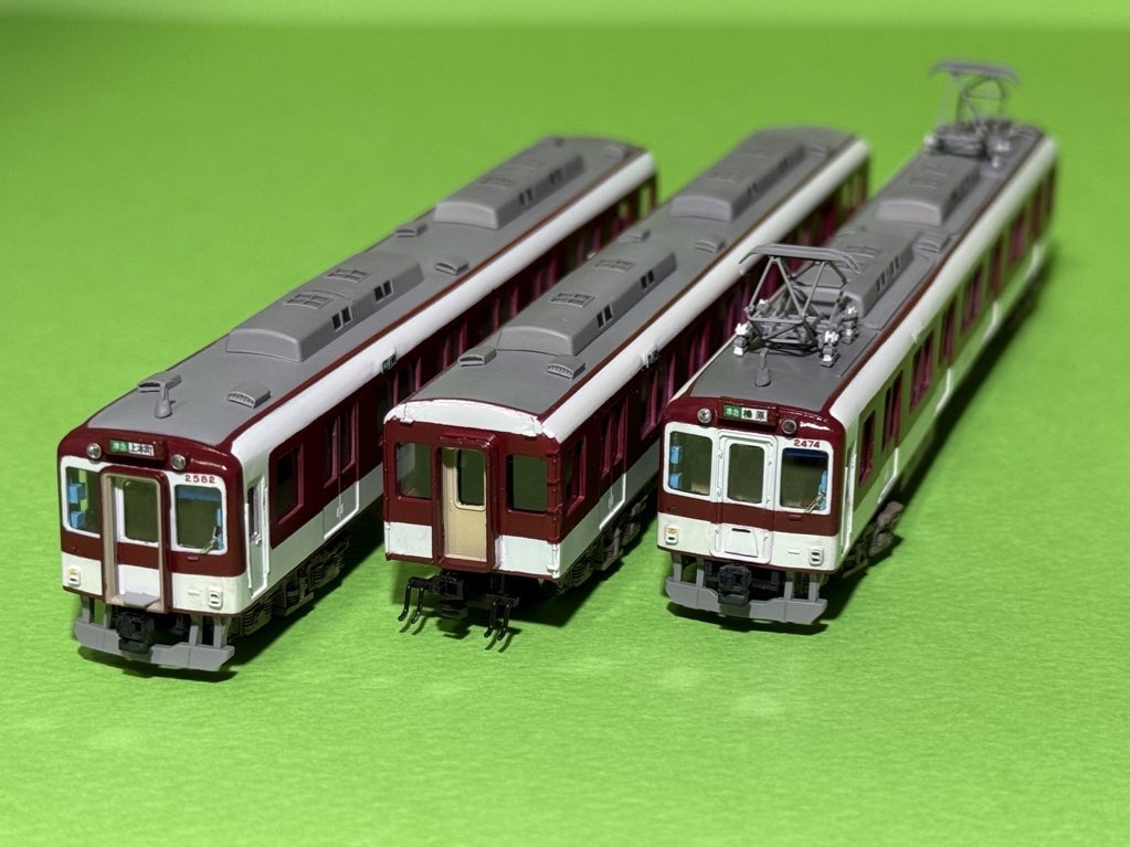今年作った模型晒そうぜ #エコノミーキット 編 近鉄8400系、6200系