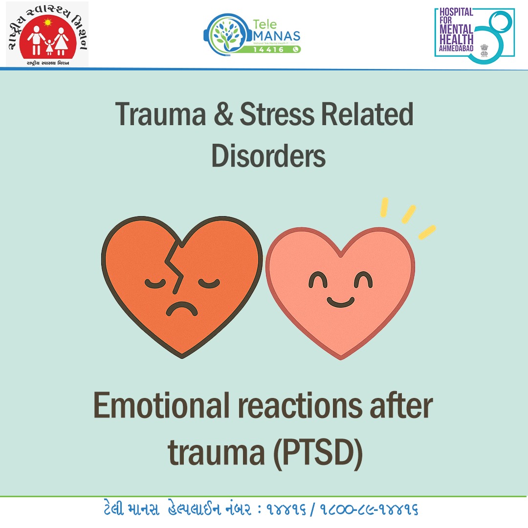 TeleMANAS_ahd's tweet photo. TMC :- 187
Somatic Disorder
Gender Dysphoria
Substance Disorder
Stress Related Disorder
#disorder #telemanas#ptsd https://t.co/tT6b9RVzBt