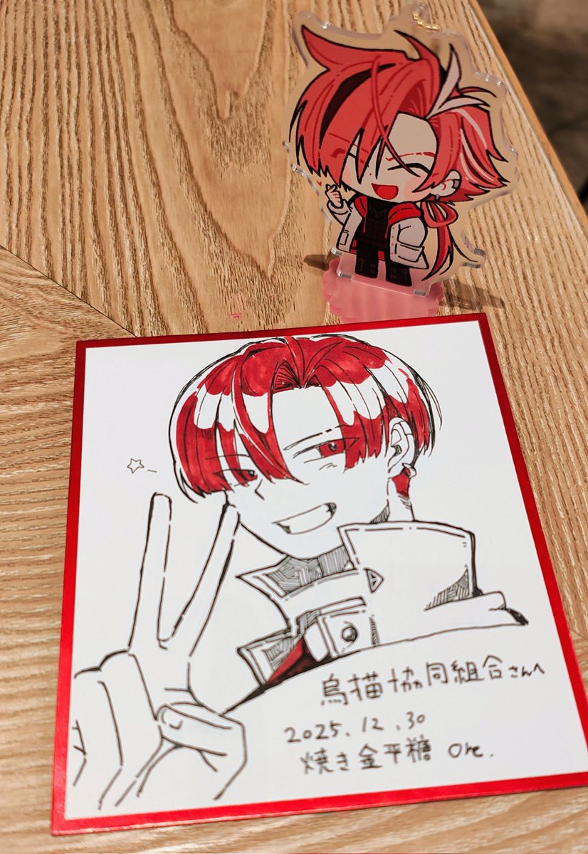 エース色紙 Yahoo!オークション - コンプエース7周年 直筆サイン色紙 なのはvivid