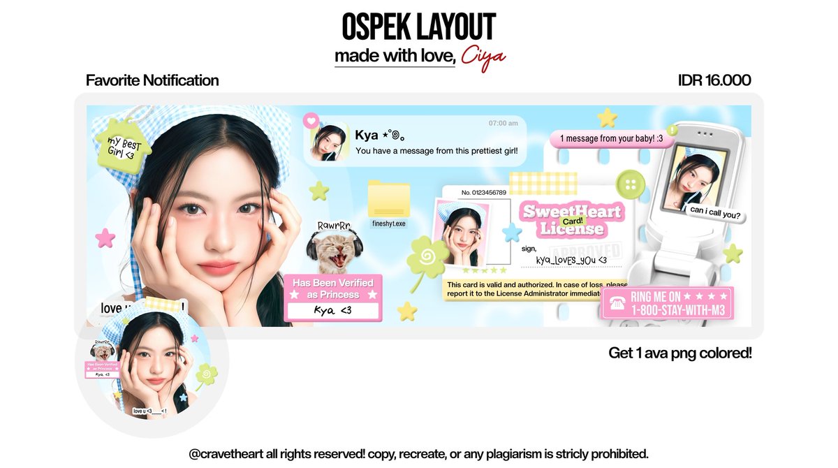 cravetheart's tweet image. help repost &amp;amp; ospek pls? tysm ‹𝟹

hai guys, setelah sekian lama hiatus, aku kembali bawa 1 anak baru, tolong bantu ospek ya? kalau tdk aman boleh dm aku baik2 🫶🏻

template layout bisa dijemput lebih awal, yg berminat bisa dm sajaa :3

layout kya ufs 16k free retext!

#zonauang