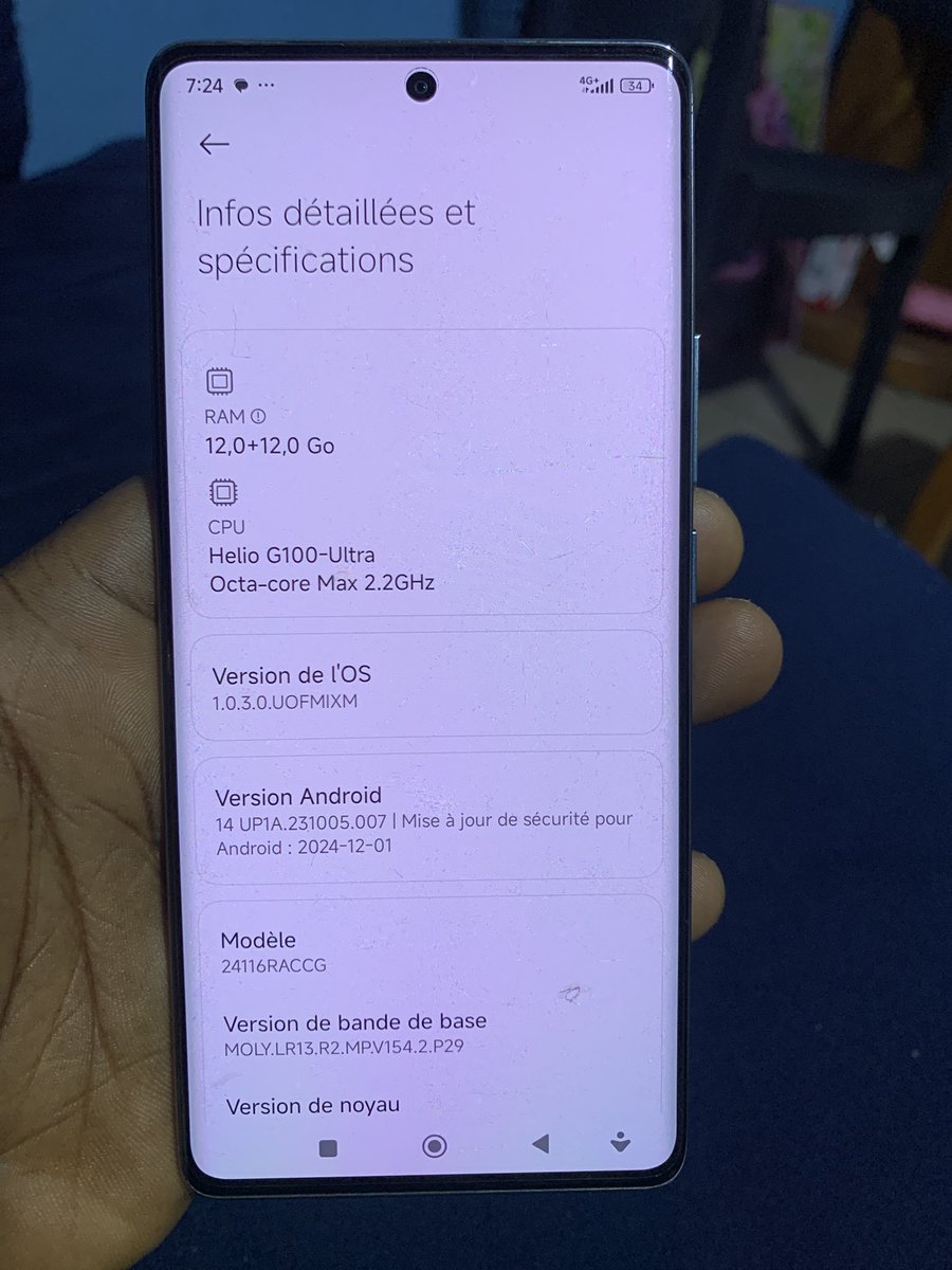 Bref; Redmi Note 14 Pro (512Go) à vendre
📅 Utilisé moins de 2 mois seulement
✅ Très propre, aucun problème
🔋 Batterie en excellent état
💰 Prix : 140 mille
📍 Disponible à Yaoundé
📞 Intéressé sérieux, Dm