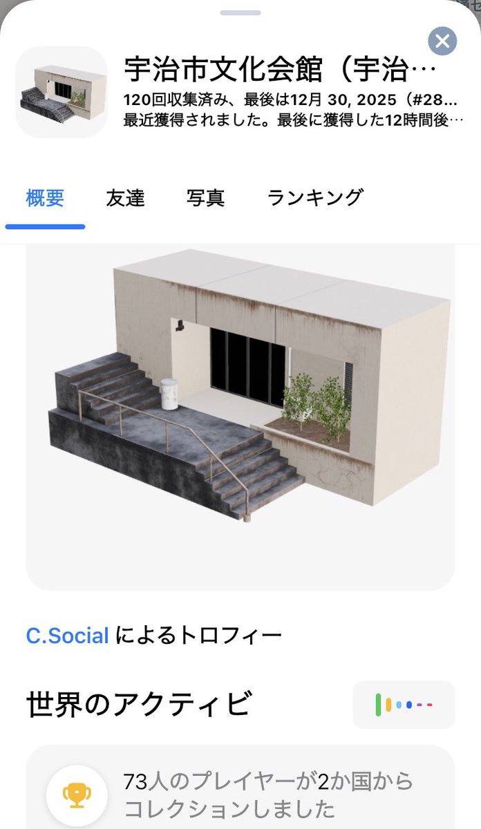 navi_taru's tweet photo. ちょっと暖かな年末30日
お墓掃除帰りにちょっと寄ってみました
誰もおらずひっそりしています
曇り空でマンホールが鮮やかに見えます

文化会館 楽屋口 #サイバートロフィー もGet！

#anime_eupho
#聖地巡礼
#宇治市文化センター
#CyberTrophy https://t.co/elZ6ZYC9sZ