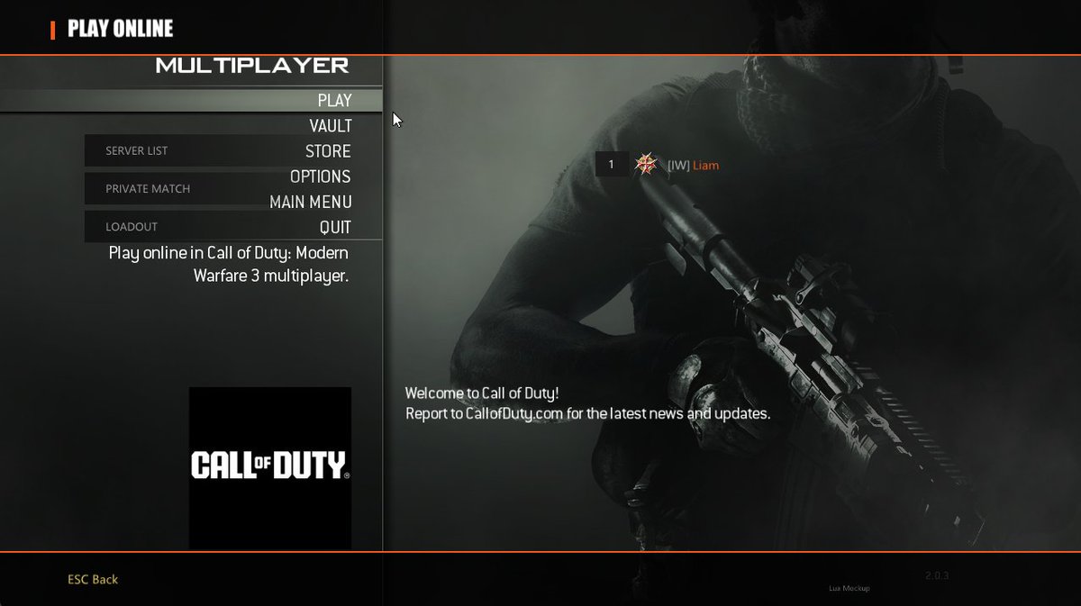 Got bored decided to do some lui rendering on iw5