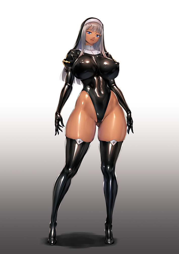 褐色シスターには白濁水路で白くなってもらいたい。 