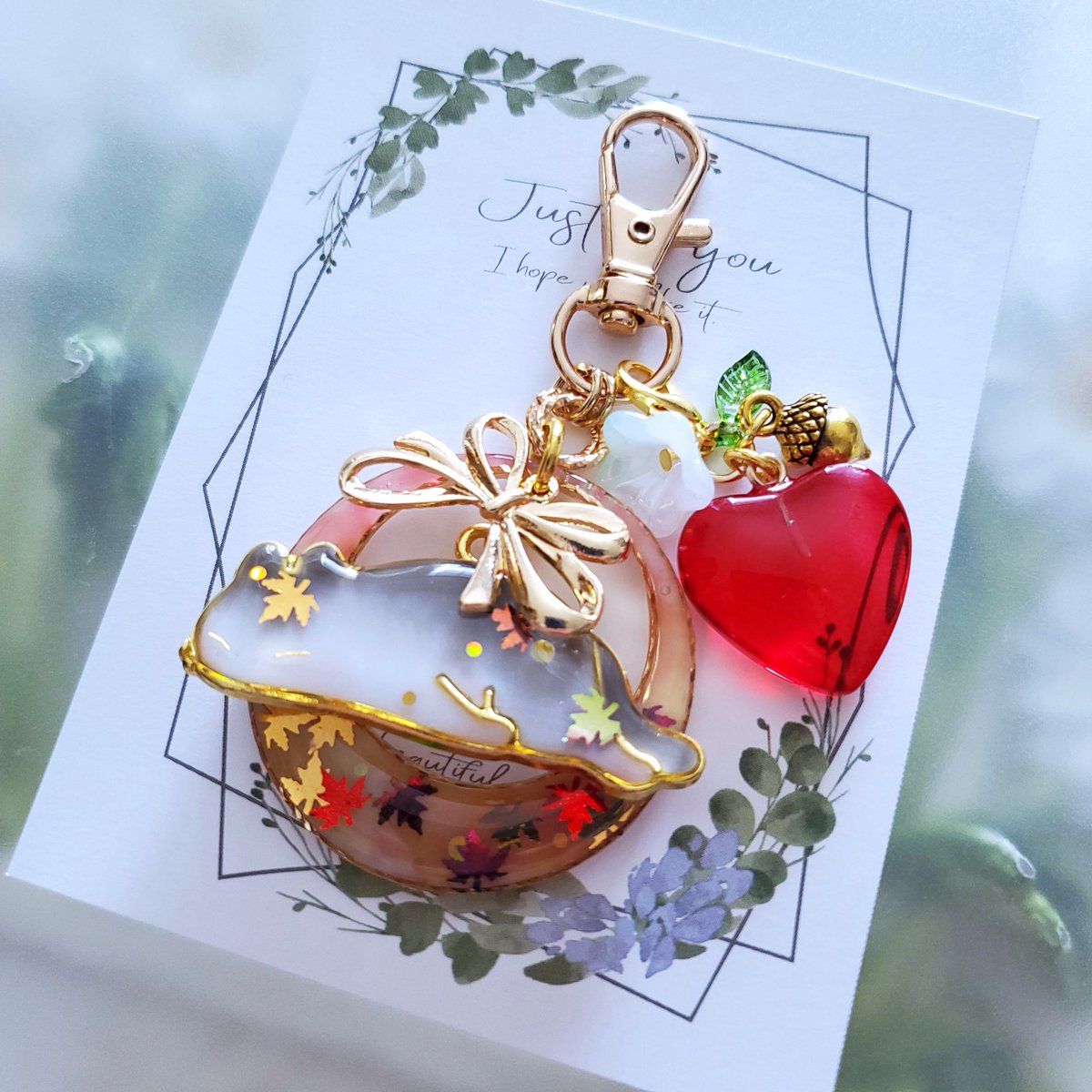 にゃこす様✦薔薇としまえながちゃん✦キーホルダー FLOWERY holiday アクリルキーホルダー 全5種セット（カプセル
