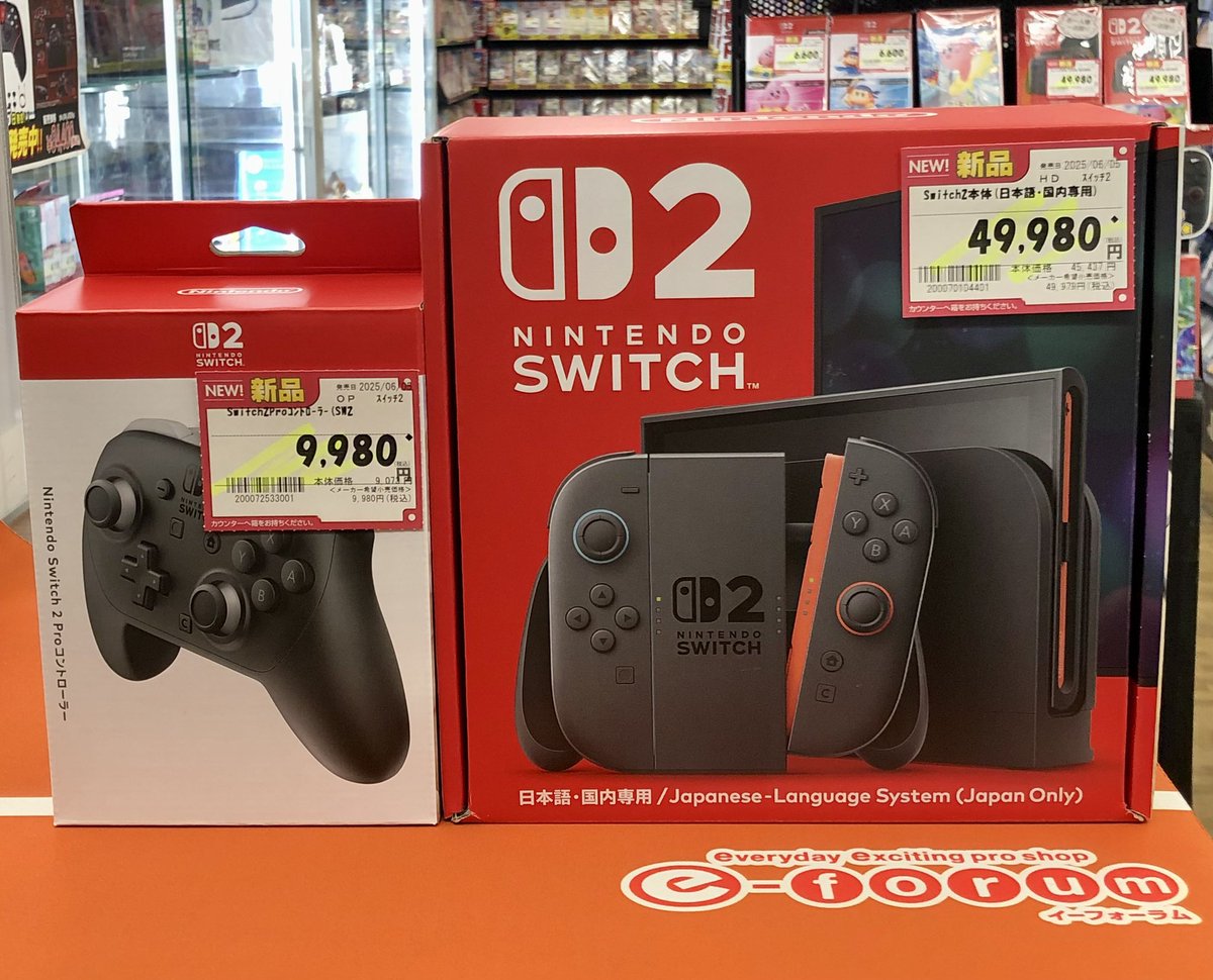 ?Switch2本体販売中✨ 新品Nintendo Switch2 日本語・国内専用本体 