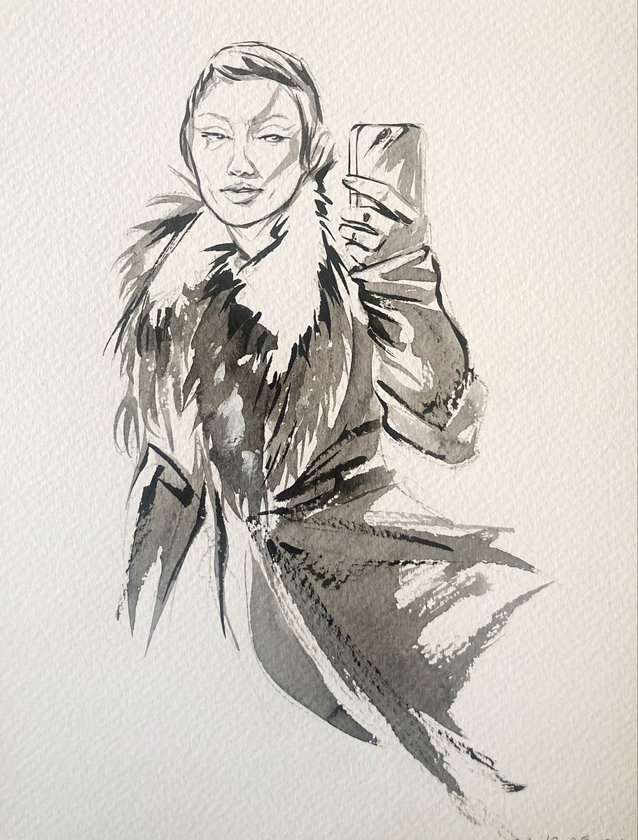 ZDelautre's tweet photo. 🖤 ink, and brushstrokes ✨ always with me

Character design, self portrait, for comic 🖤

#art #illustration #comics #ink https://t.co/572Aoz08E1