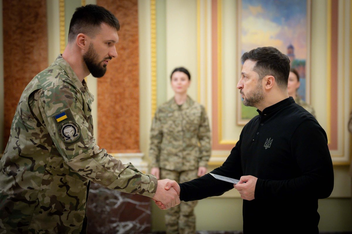 ZelenskyyUa's tweet image. Ukraine is a state forged by the courage of its people. The Ukrainian nation survived and preserved its own strong identity in an extremely difficult environment. Many would not have endured it. But Ukrainians did. They managed to preserve themselves. They managed to pass through…