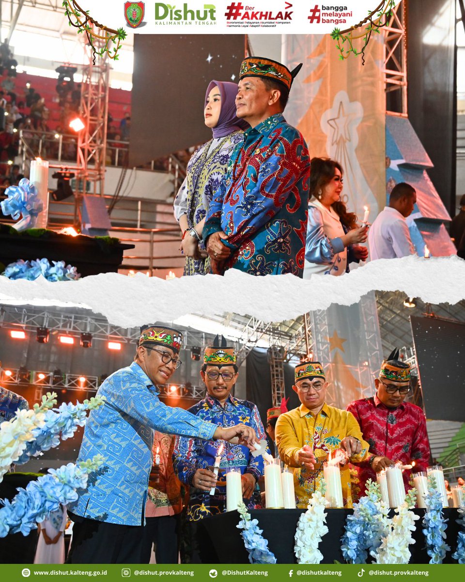 DishutKalteng's tweet photo. Gubernur Kalteng Hadiri Ibadah dan Perayaan Natal Bersama Pemprov Kalteng 2025, Teguhkan Kasih Allah dan Kebersamaan
#kaltengmakinberkah
#kaltengberakhlak
#dishut
#dishutprovkalteng
#kalteng
#palangkaraya
#asnberakhlaksukaikan https://t.co/zmWawKtgXP