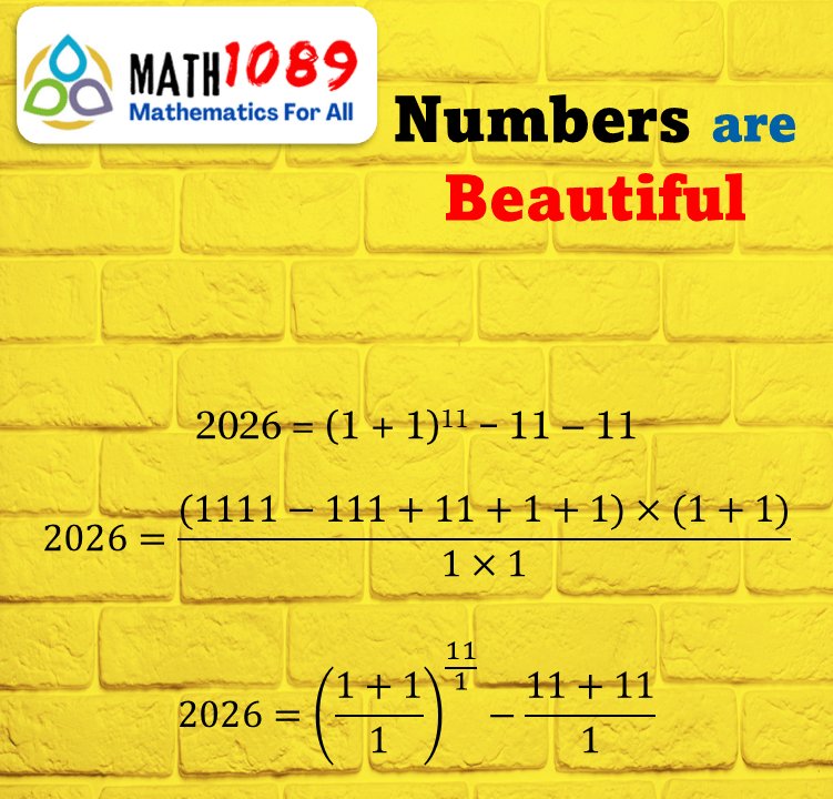 Happy New Year 2026
The Secrets within Significant Numbers 
Price ₹150
Call 9748072279
Sample Chapter Available 
See here math1089.in/a-journey-thro…
Amazon Link amzn.in/d/6sVODdf
#published #publishedbook #books #booklovers #newbook #newbookrelease #readers #bookreaders