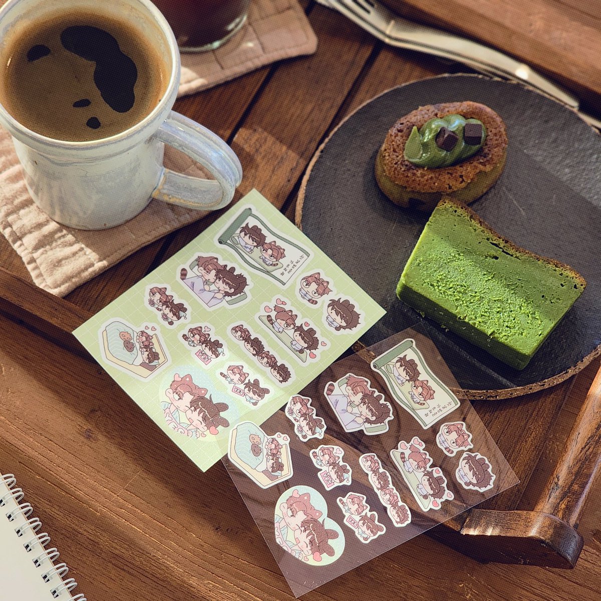 RIDOI_FIRST's tweet photo. 리도이 앤솔로지<첫날밤을 가르쳐줘>
선입금 특전 스티커 실물 공개 !
🎀
앤솔로지 예약&amp;통판⊹₊⟡⋆
《26년 1월 5일》까지 !
놓치지 마세요˚ʚ(՞ ܸ. . ܸ՞)ɞ˚ https://t.co/kTs3brbFhV
