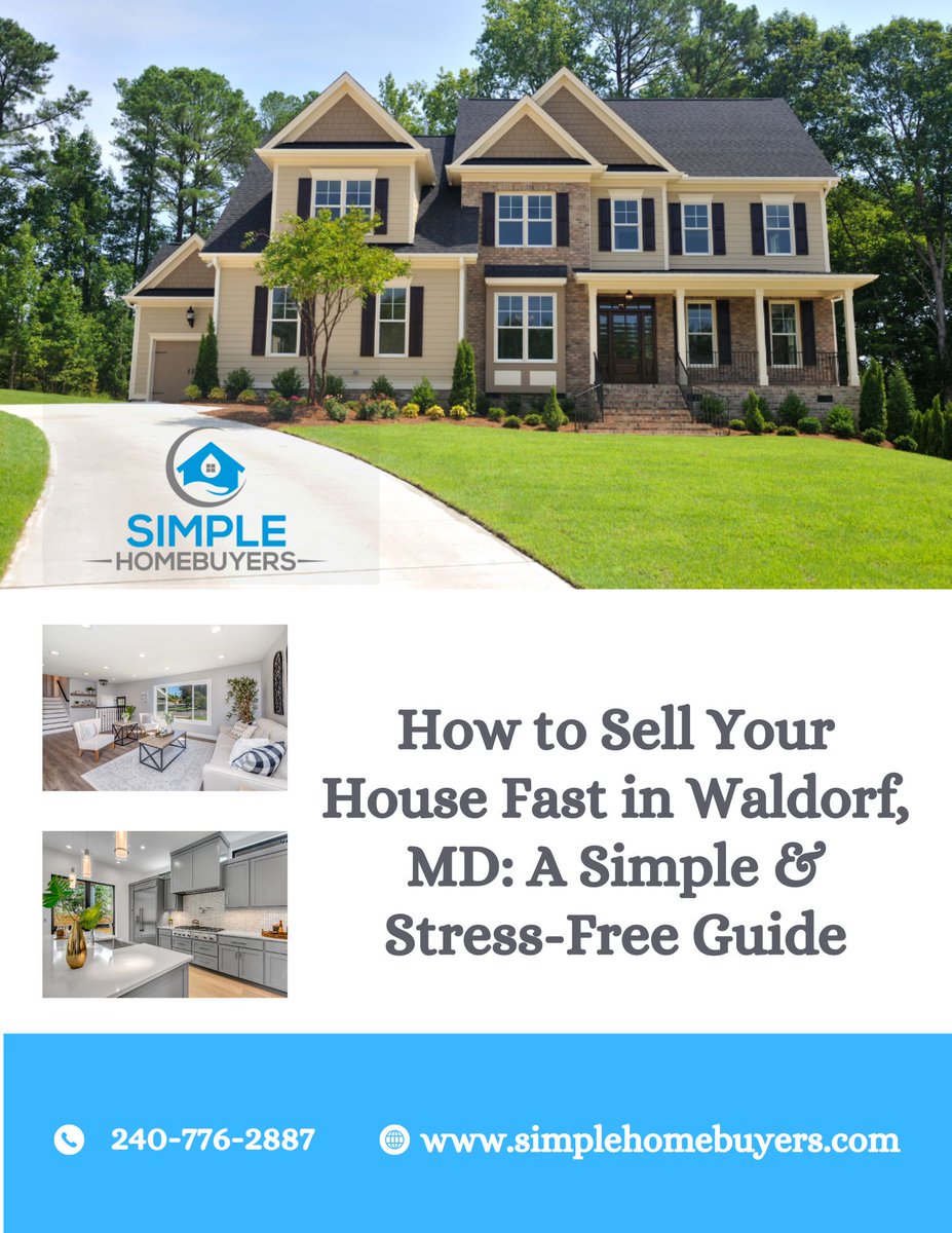 🏡 How to Sell Your House Fast in Waldorf, MD
Selling your home doesn’t have to be stressful or time-consuming.
With Simple Homebuyers, discover easy solutions to sell as-is, avoid repairs, and close quickly on your timeline. Click the link:
simplehomebuyers.com/sell-house-fas…