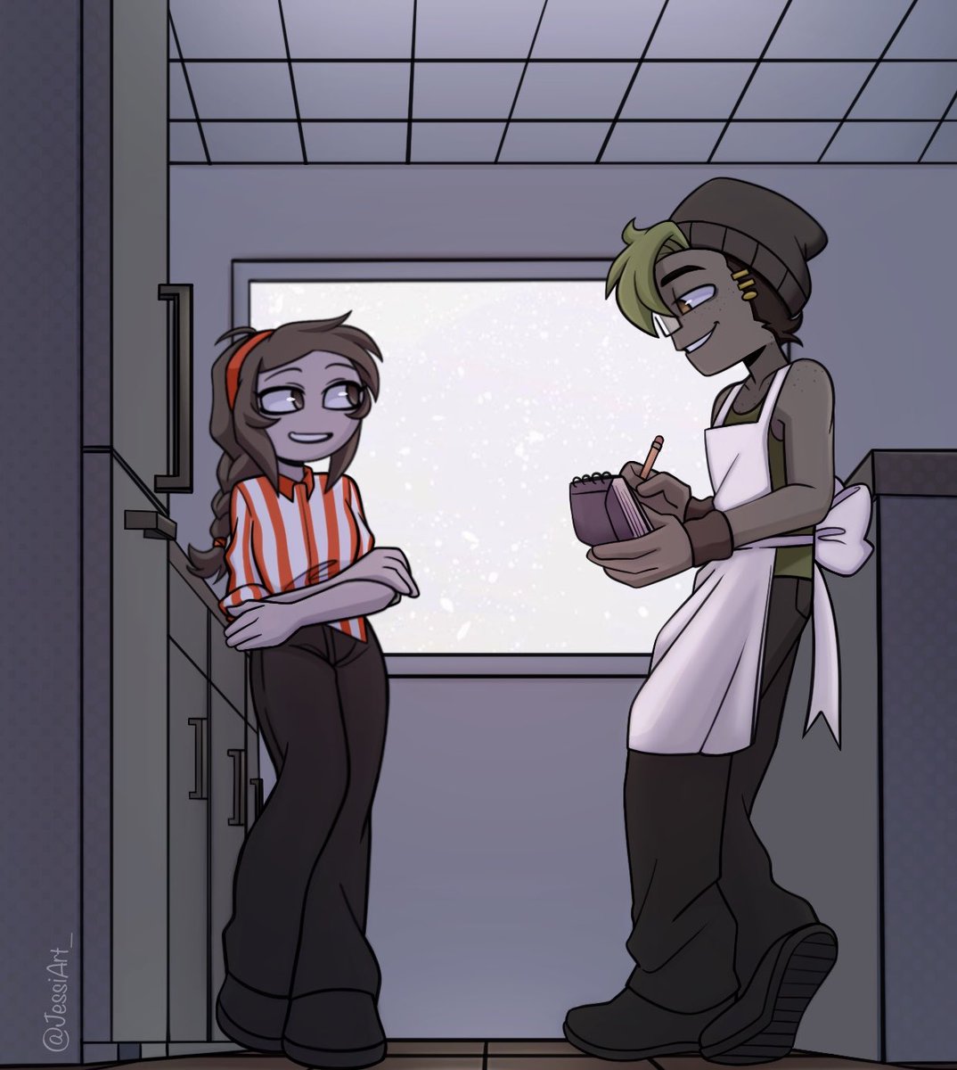 JessiArt_'s tweet photo. A little late: I was sick and working, but I'm better now. I hope you had a good time ✨

#yourboyfriendtk #YourBoyfriendGame #YourBoyfriendFanart #ybg #ynsona https://t.co/z4gd8Rc1ro
