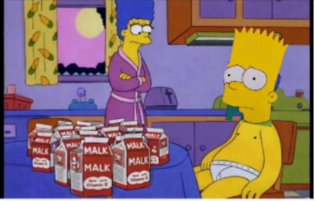 I think all the Vitamin R made me blind. 

#thesimpsons