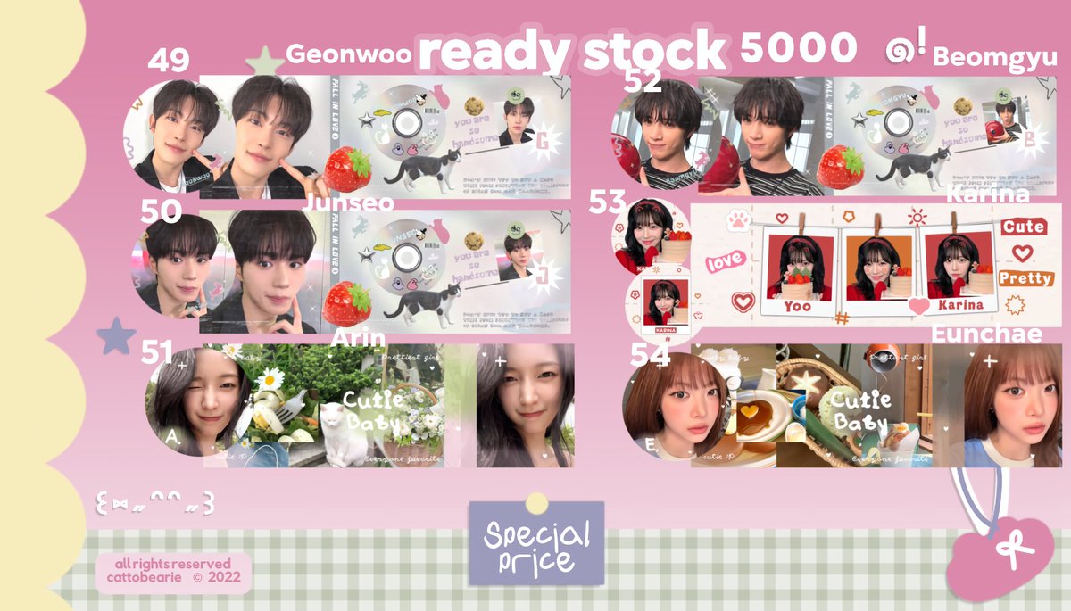 Help RT please, thank you👋

Halo! aku ada layout ready stock gg bg clearance sale dengan harga 5000. Promo buy 2 get 1 yaa. Bisa buat sponsor/giveaway (free poster). Yuk bantu abisin!🤩 #zonauang