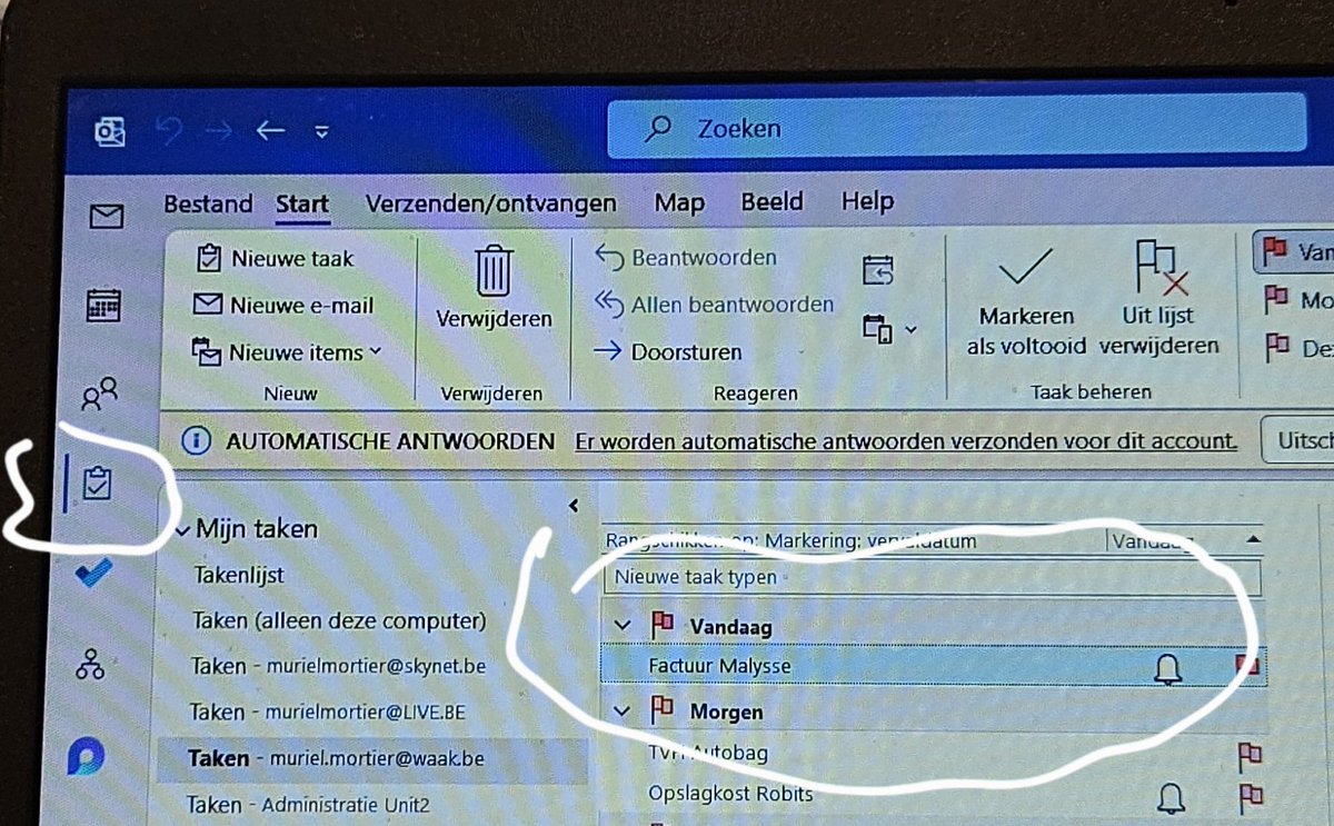 MurielMortier's tweet photo. @shivering__gold Deze zijn meestal gelinkt aan een (terugkerende) taak. Zolang je de taak zelf niet verwijdert, zal die pop up verschijnen volgens het terugkeerpatroon. Ofwel taak  ofwel terugkeerpatroon verwijderen. https://t.co/SHrFg2IheG
