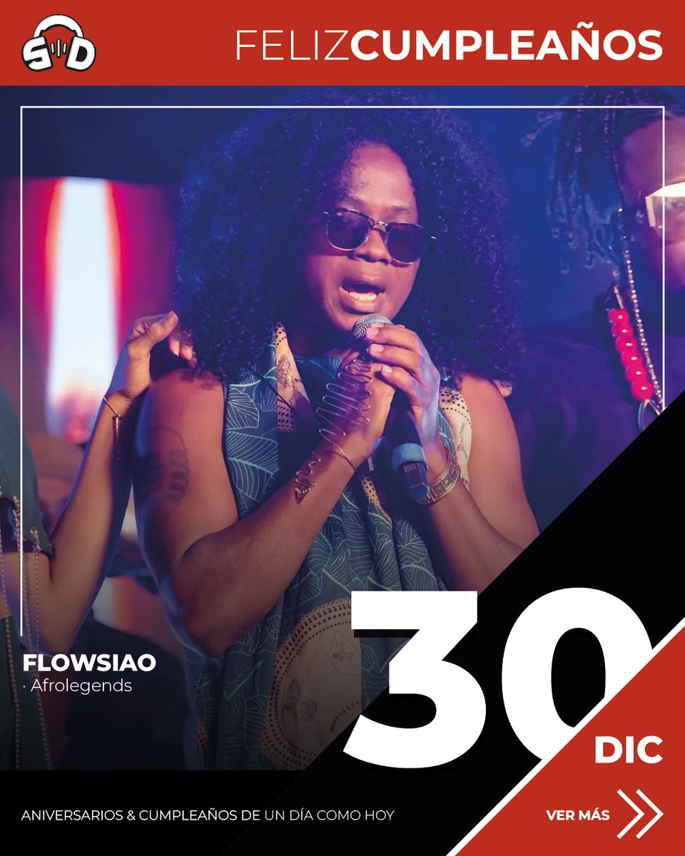 SoundDatos's tweet image. #SoundDatos · Diciembre 30 | Feliz Cumpleaños:
· Andrés Cardona (@NanpaBasico / @SeisPeatones)
· @andreshaq (@freakycolectivo)
· Flowsiao (@Afrolegends3)
---
Click en el link para ver más: instagram.com/p/DS5AkY5APkd/…