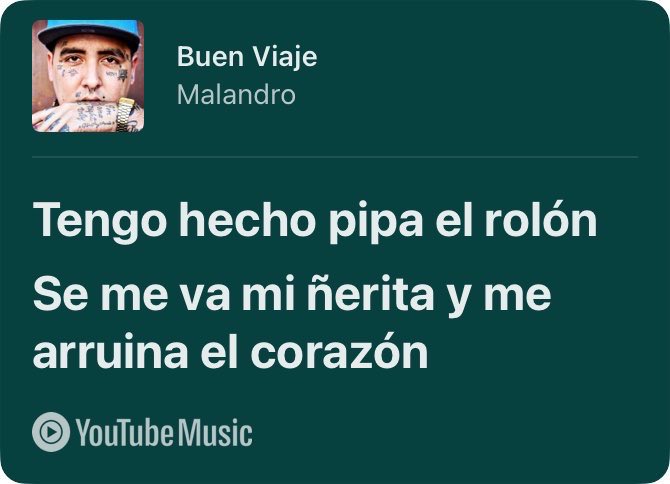 recomendación de la mejor canción q tiene malandro de nadaaaaaaaaa