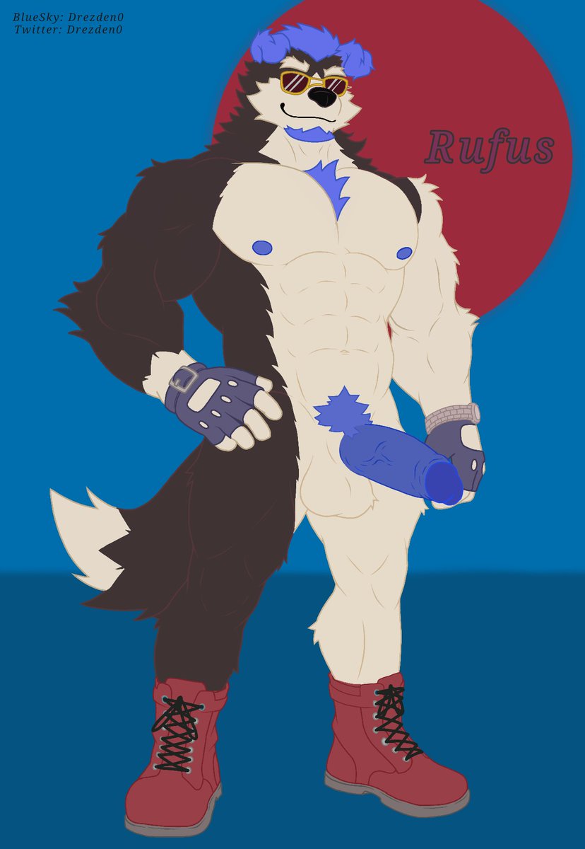 Blueberry flavor! 🫐
Friend wanted to draw him, so here's Rufus! Cute puppy!!!
#furry