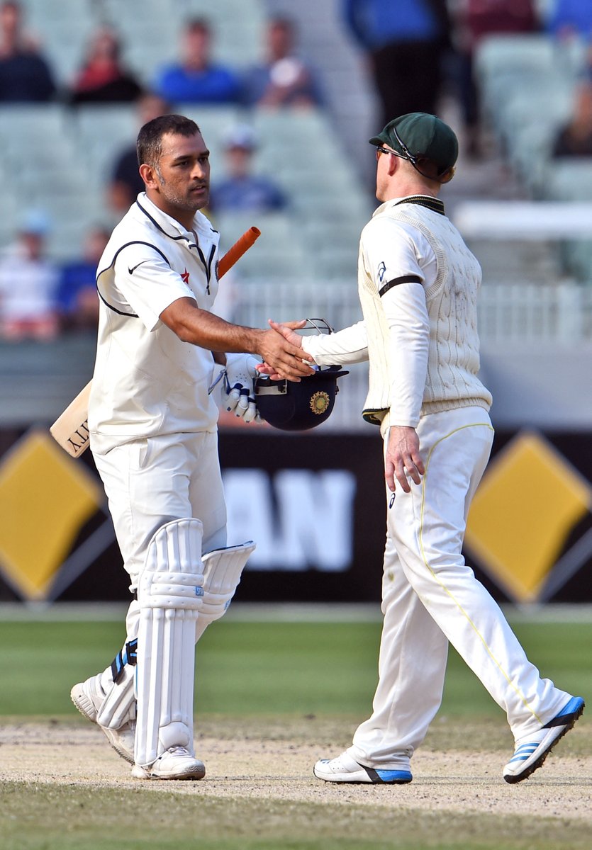 cricbuzz's tweet photo. December 30, 2014: The third Test between Australia and India end in a draw.
Later, in a press release, it is revealed that MS Dhoni has donned the Test whites for the last time.
#AUSvIND #MSDhoni #TestRetirement #OnThisDay https://t.co/BPukKTBtrM