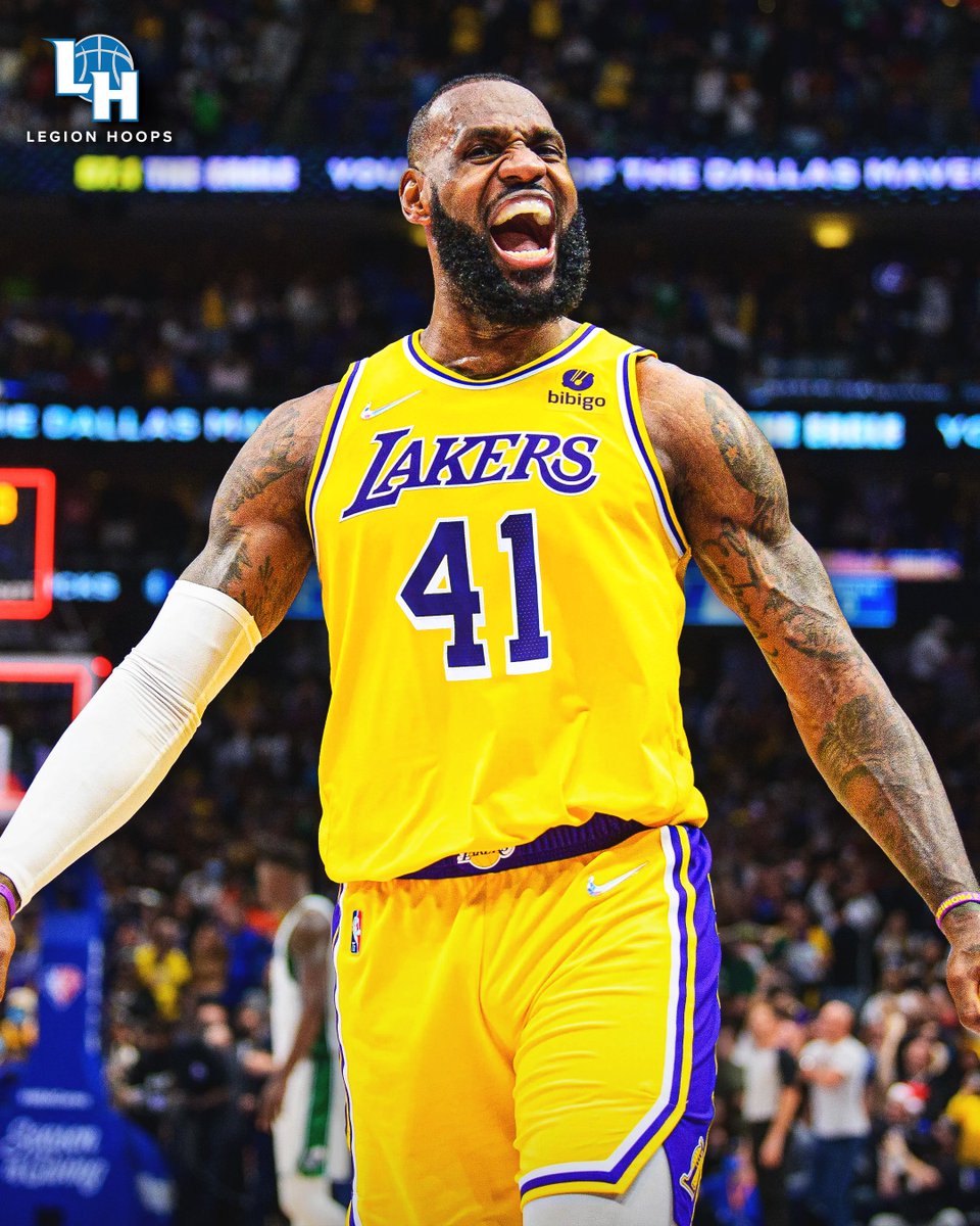 LegionHoops's tweet image. Last name ever, first name greatest. 👑 

LeBron James turns 41-years-old today!

Happy birthday, @KingJames.