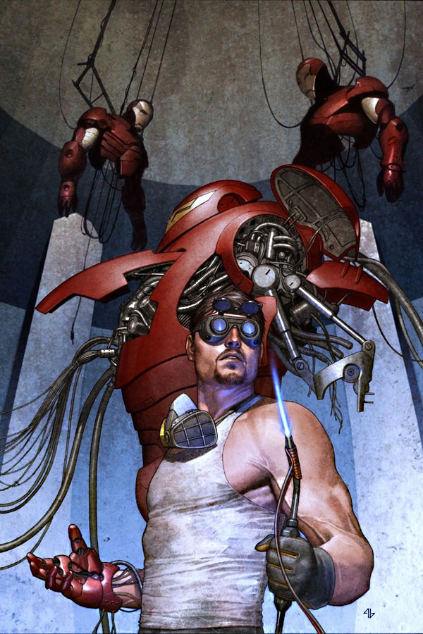 Xhooo_'s tweet image. Love this genre of Iron Man art