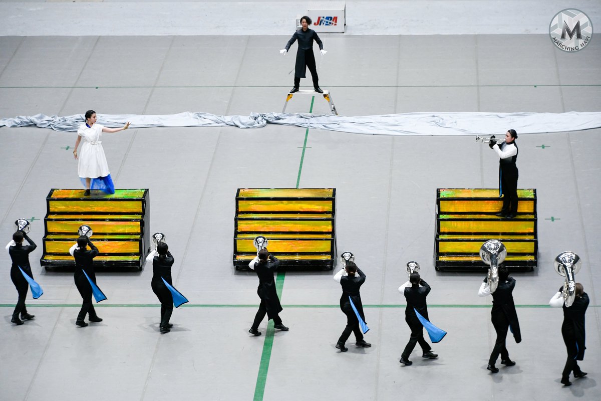 marchingnavi's tweet photo. 第53回マーチングバンド全国大会
一般の部　小編成
MARCHING BAND COURAGE（関東支部・茨城県）
【Look at Me ～To the Stage of Dreams～】金賞（83.00）
@MarchingCourage 

第53回M協全国大会レポート
▶https://t.co/CcaETUw5JA
写真で振り返る大会一日目（小学生の部・中学生の部）
▶https://t.co/W8Cjk0CGUR
写真で振り返る大会二日目（一般の部・高等学校の部）
▶https://t.co/HfXkmZW6CI