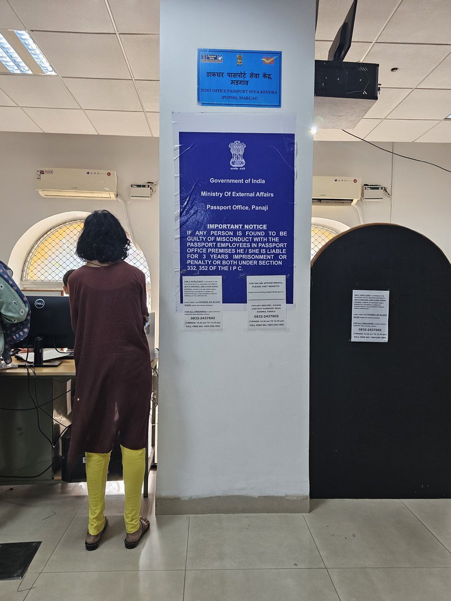 agnelo123's tweet photo. @DrSJaishankar 
Instead of customer service, and performance measures, for publuc services, we have a customer warning, probably reform has not touched passport office. https://t.co/HTQwN3HHMq
