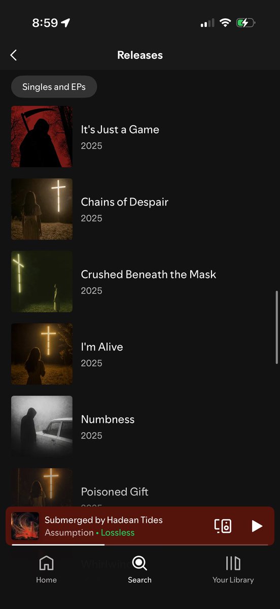 crustaceanfella's tweet image. Oh look, another ai-generated garbage factory stealing from real artists again. @Spotify @AppleMusic seriously how the hell are you going to sit here and keep allowing this blatant theft on your platforms?