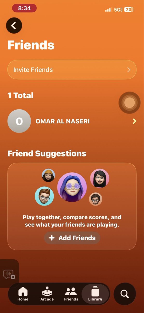 Sandra_IRL's tweet photo. I know this mystery has something to do with games. I found some dumbass’s name all up on my phone and he’s my only “friend” on my Game Center which I don’t even use 🥲 #Tech #Thoughts #NotSoSmartAlNaseri https://t.co/NU6oNo0B3F