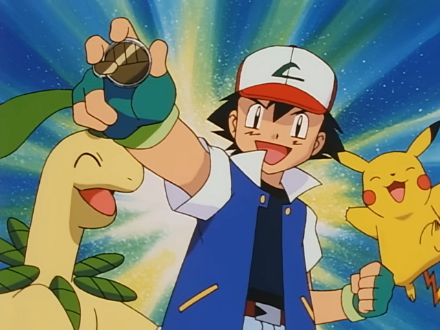 A 5ª INSÍGNIA! 🎖️

Há 23 anos, Campeões da Liga Johto, a 4ª temporada de Pokémon e a 2ª da saga de Johto, encerrava sua exibição no Brasil! 🇧🇷

O ep. de fechamento foi o EP210 - A Grande Batalha!, onde Ash consegue a Insígnia da Tempestade e decide ir pras Ilhas Redemoinho! 🌀