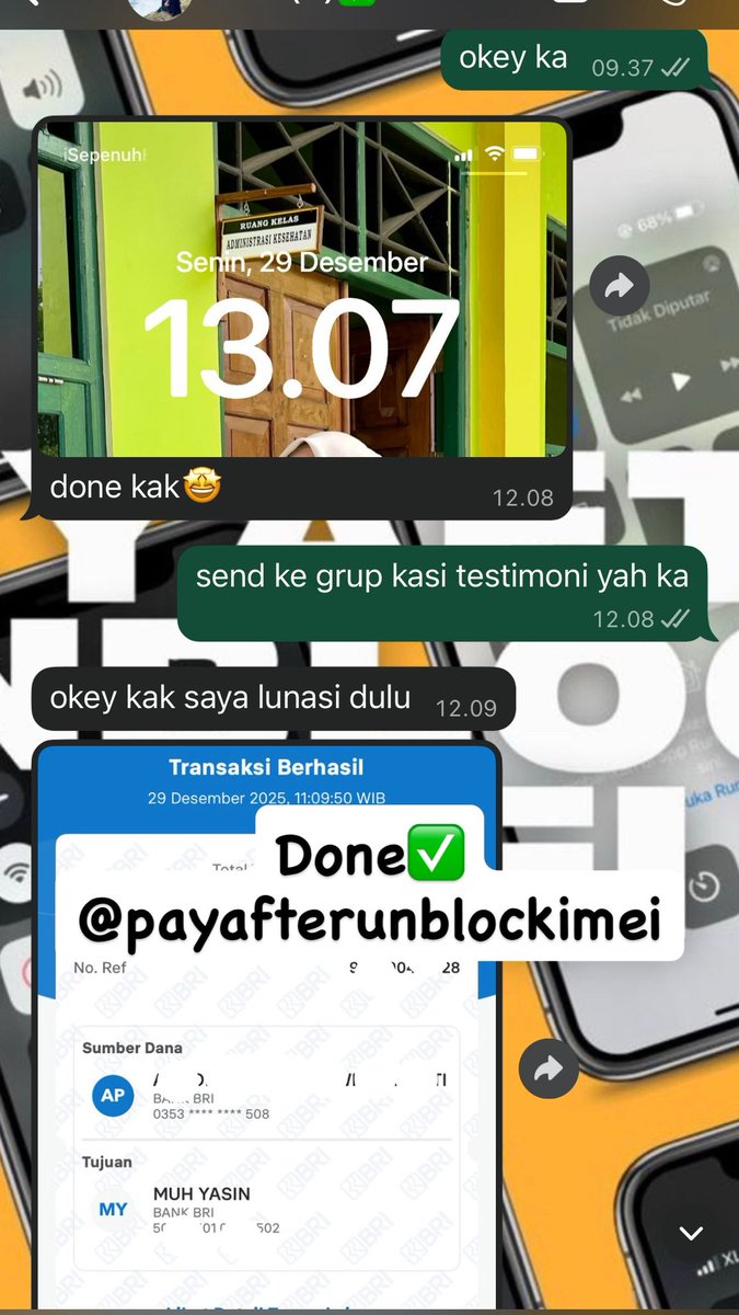 UnblockimeiPAUI's tweet photo. iPhone kamu No Service / Tidak Ada Layanan?
Bisa jadi IMEI terblokir.
👉 Unblock IMEI = sinyal normal lagi
📩 Chat mimin= https://t.co/TWy2M2n4D4
#UnblockIMEI #iPhoneInter 
#zonauangㅤ https://t.co/8YZ0qXM82A