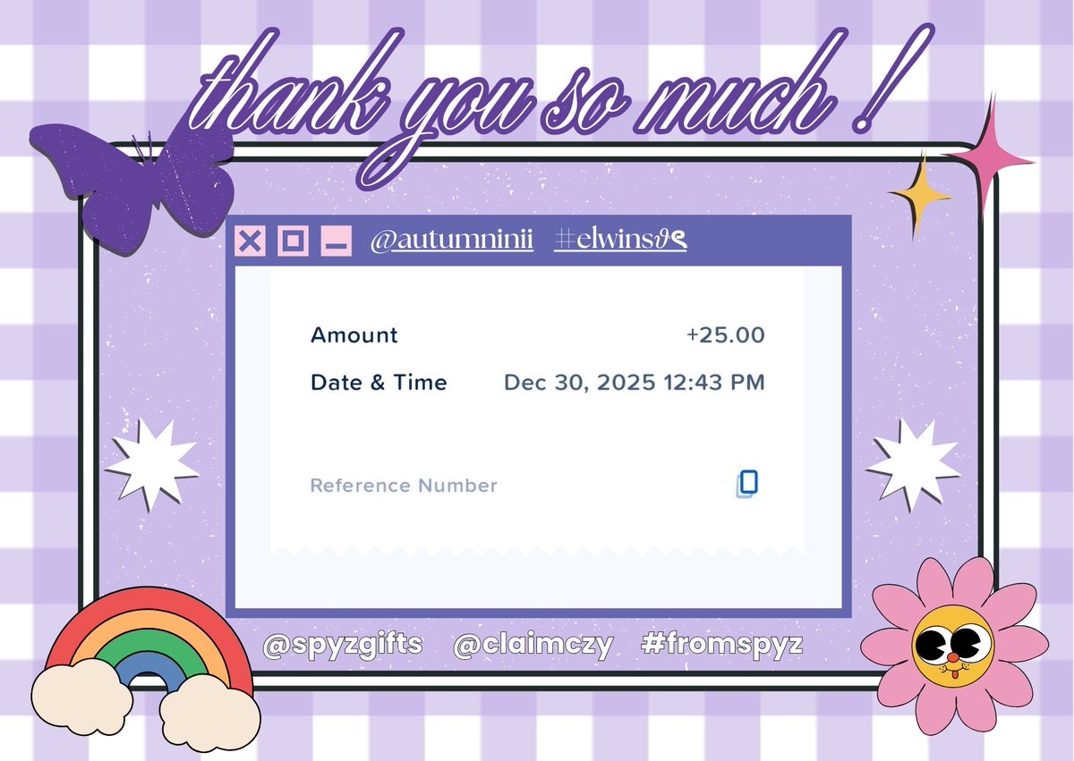 autumninii's tweet photo. 💌 : #fromspyz @spyzgifts @claimczy
 
prize received! 🤍 yayy, got another win from ate kara!! thank you so much po 🫶🏻 hoping for more blessings to come 🤞🏻✨

to the sponsor, thank you as well!

🌷 : #elwins𝜗ৎ https://t.co/8Vi1kQbCHw