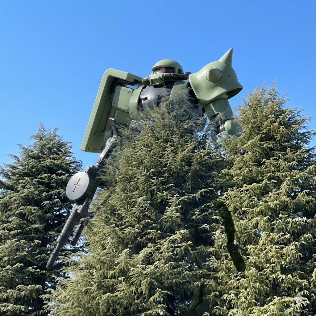 Mericansuck's tweet image. ザク出てきた