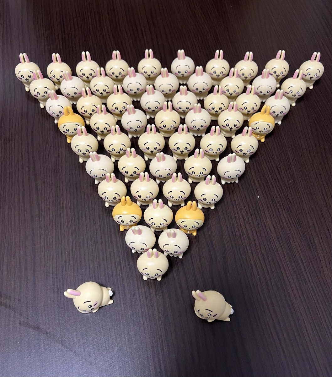 うさぎフォーメーション❣️❣️❣️ お掃除脱線中w