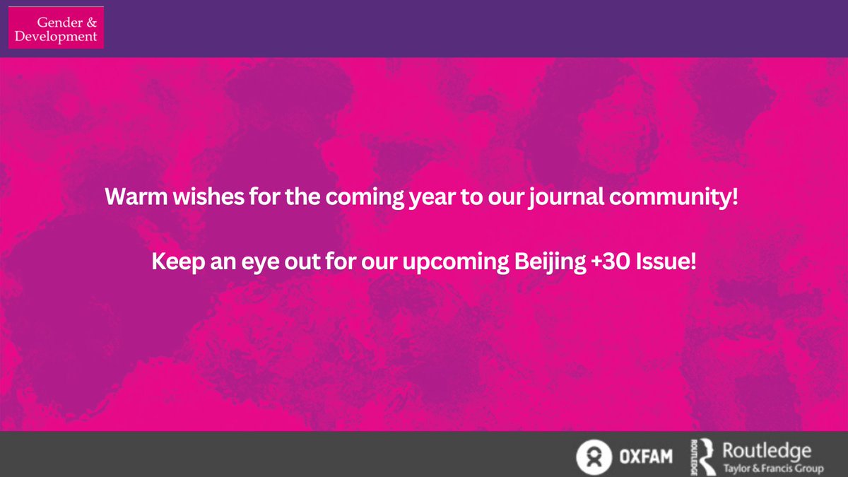 Gender & Development tweet media