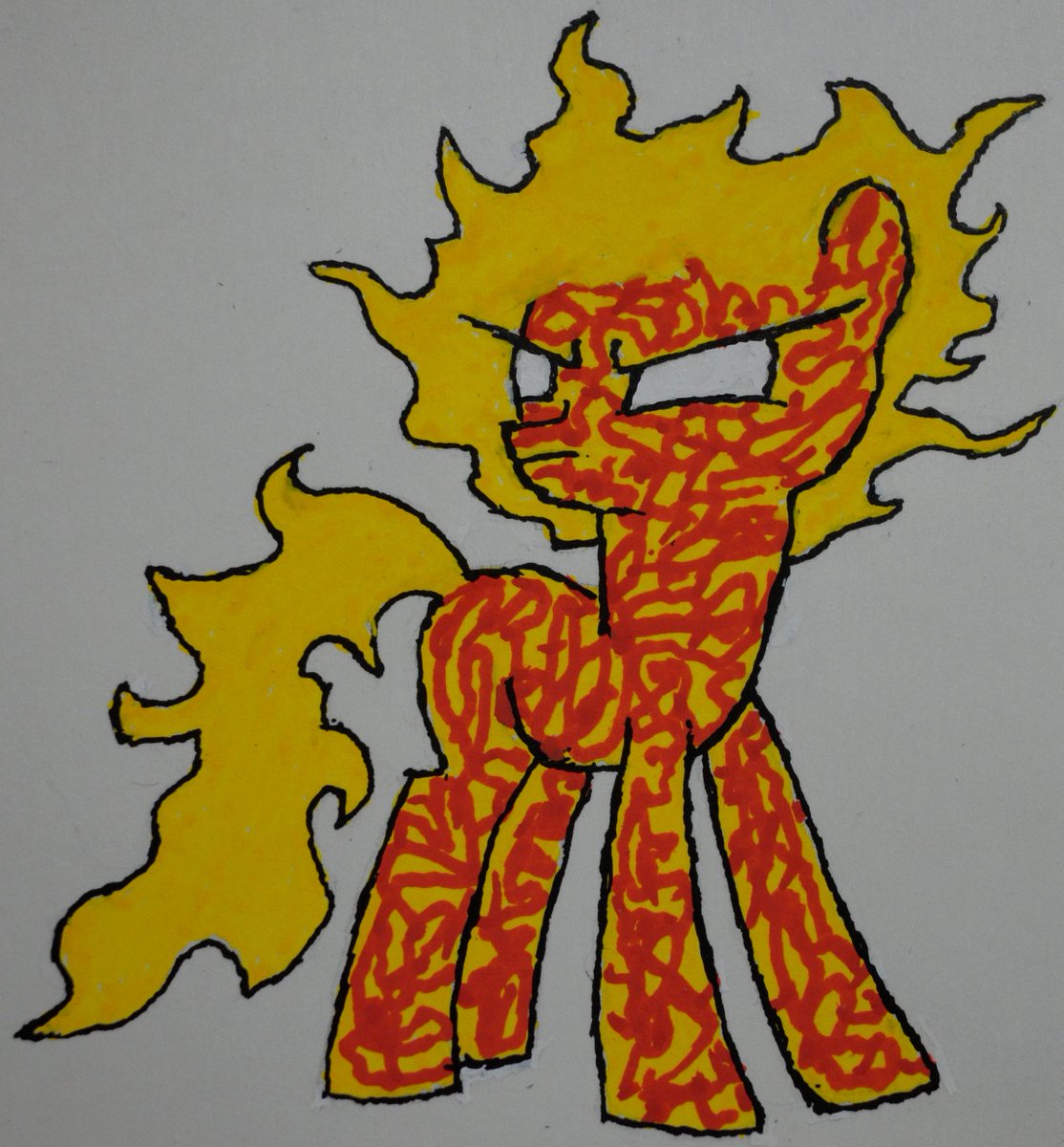 CaptainTortoise's tweet image. Ponified Magma from X-Men