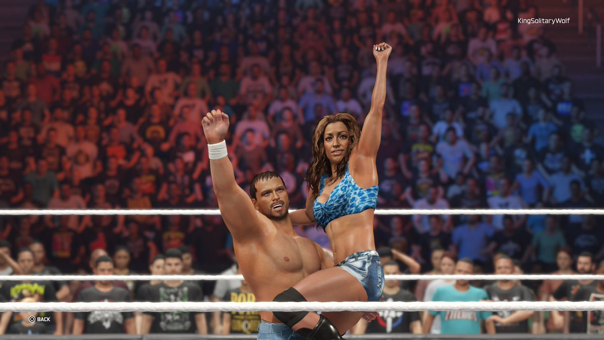 2KSWDivas's tweet photo. Can we all agree they were one of Smackdowns best couple? #WWE2K25 #JamieNoble #Nidia https://t.co/zmPIwclQbr